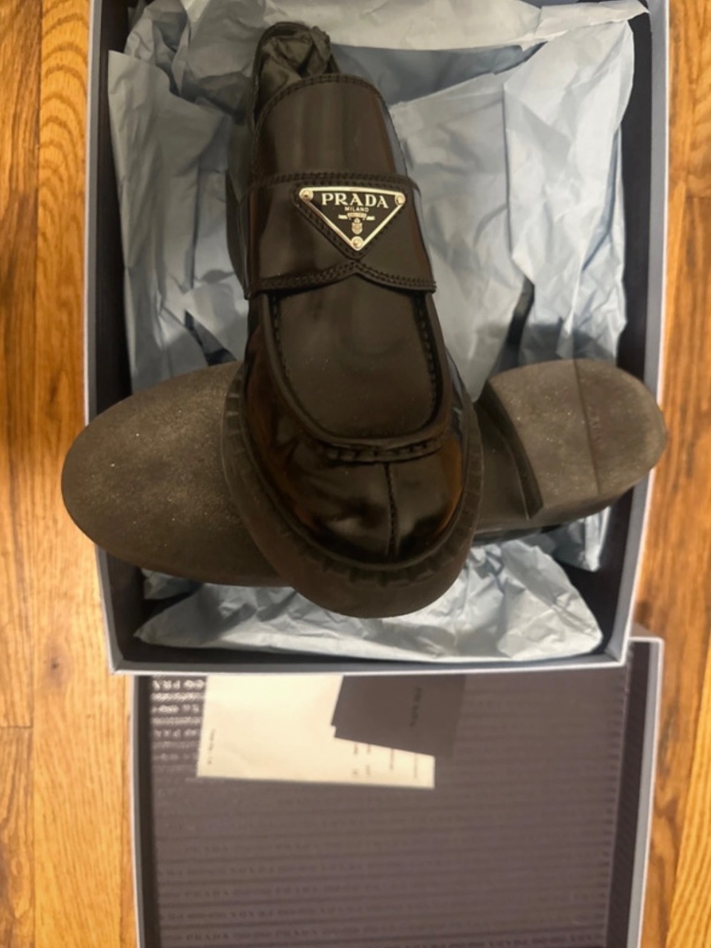 Prada Women’s Spallazo Loafers - Picture 5 of 8